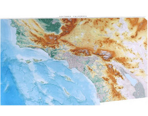Raven Maps & Images Southern California Wall Map