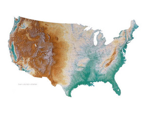 Raven Maps & Images The United States Wall Map