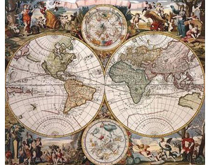 World Antique Map