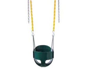 Playkids Swing Baby Toddler Full Bucket Seat Swing with H85