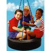 Playkids Tire Swing Kit with Medium Duty Swivel Commercial