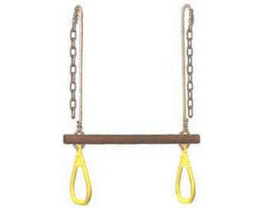 Playkids Trapeze Bar with Rope and Rings