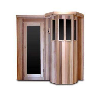 Sauna with EuroLight Canopy