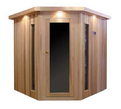 Sauna with Euro Light Canopy