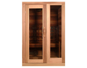 Infra-Core Full Glass Front 240V Hard-Wired Sauna - FREE Inside Delivery!