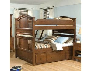 American Woodcrafters Bradford Full over Full Bunk Bed