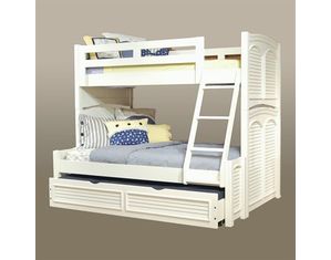 American Woodcrafters Cottage Traditions 6510 Twin Over Full Bunk Bed
