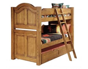 American Woodcrafters Eagles Nest Twin over Twin Bunk Bed