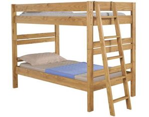 American Woodcrafters Kids Scene Twin Over Full Bunk Bed