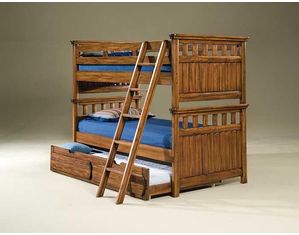 American Woodcrafters Timberline Twin over Twin Bunk Bed
