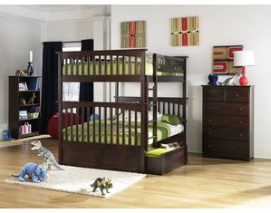 Atlantic Furniture Columbia Full Over Full Bunk Bed