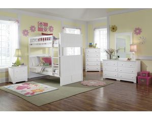 Atlantic Furniture Nantucket Twin over Twin Bunk Bed