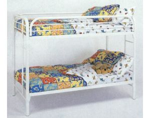 Twin Twin Bunk Bed White