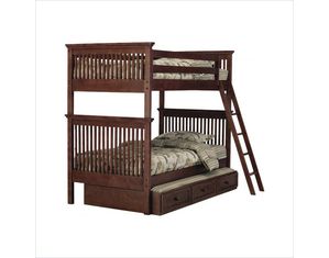 Furniture Basics Canyon Lake Mission Bunk Bed - FREE Inside Delivery!
