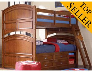 Lea Deer Run Full Over Full Bunk Bed - FREE Inside Delivery!