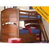 Save  on Deer Run Full Over Full Bunk Bed with 2 mattresses included! at The Bunk Bed Superstore