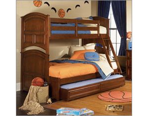 Lea Deer Run Twin/Full Bunk Bed with 2 mattresses included!
