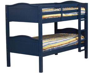 Linon Home Decor Products Blue Bunk Bed