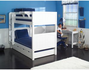 Maxtrix Twin Medium Bunk Bed with Straight Ladder