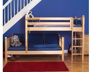 Maxtrix Parallel & L-Shapped Bunk Bed w. Straight Ladder