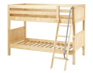 Maxtrix Twin Low Bunk Bed w. Angle Ladder