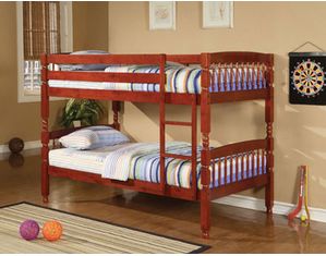 Union Square Spindle Twin over Twin Bunk Bed