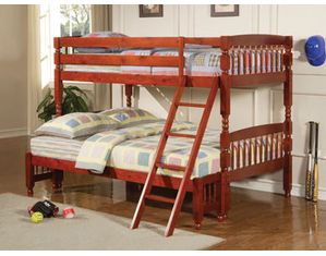Union Square Spindle Twin over Full Bunk Bed