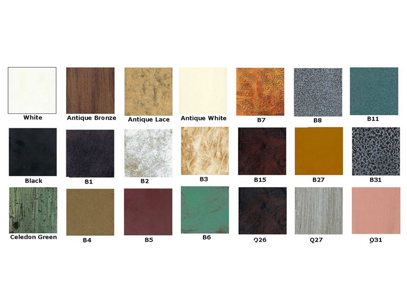 Available Finishes