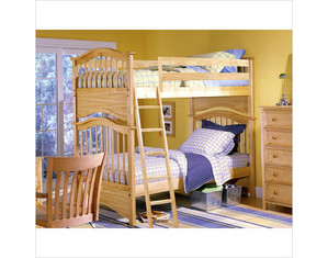 Furniture Basics Woodland Natural Classic Bunk Bed - FREE Inside Delivery!