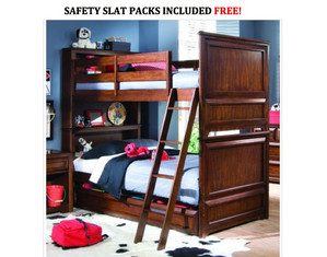 Lea Elite Expressions Twin over Twin Bunk Bed - FREE Inside Delivery!