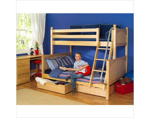 Maxtrix Twin over Full Bunk Bed with Underbed Options - FREE Inside Delivery!