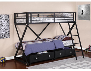Powell Z Bedroom Twin Over Twin Bunk Bed