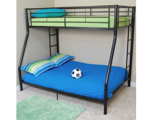 Walker Edison Sunrise Twin/Double Bunk Bed - Fast FREE FedEx Shipping!