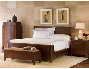 Brownstone Furniture Mercer Curved Platform Bed
