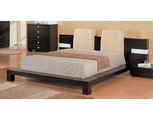 Global Furniture G020 Modern Low Profile Platform Bed