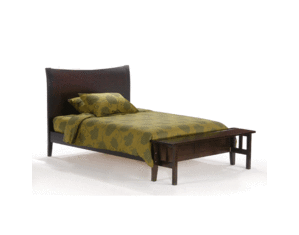 Night & Day Furniture Spices Blackpepper bed with Folding Bench Footboard