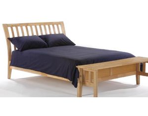 Night & Day Nutmeg Platform Bed - Folding Bench Footboard INCLUDED!