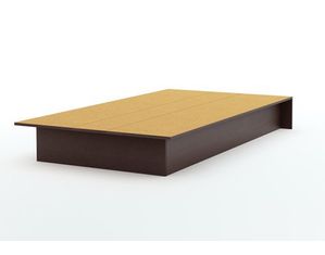 South Shore Chocolate Libra Contemporary Twin Platform Bed (39