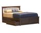 Raised Panel Footboard in Antique Walnut