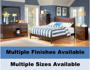 Atlantic Furniture Manhattan with Open Footrail Platform Bed
