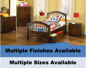 Atlantic Furniture Windsor Double Arch Platform Bed