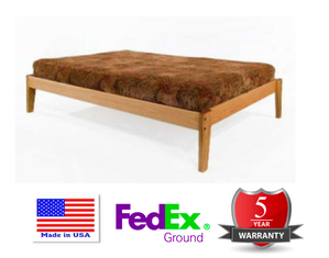 Collegiate Furniture The Oak Plateau Platform Bed