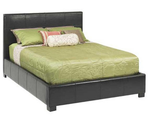 Modus Lucca Leather Storage Platform Bed