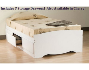 Prepac Monterey 3 Drawer Storage Platform Bed