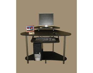 RiverRidge Home Corner Desk with Monitor Shelf