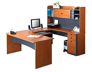 Bestar 3000 Series U-Shape Computer Workstation - Fast FREE FedEx Shipping!