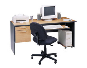 Bestar In Space II Computer Desk - Fast FREE FedEx Shipping!