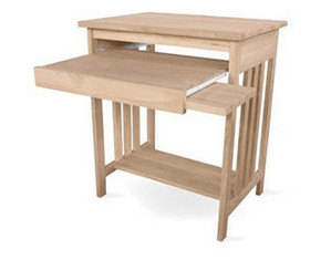 Whitewood Furniture Mission Computer Stand - Fast FREE FedEx Shipping!