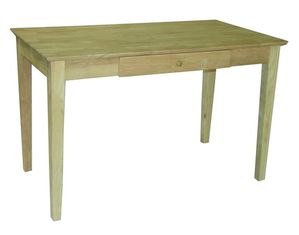 Unfinished Desk on International Concepts Unfinished Writing Desk With Drawer From