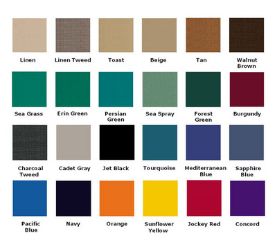 Available Fabric Colors